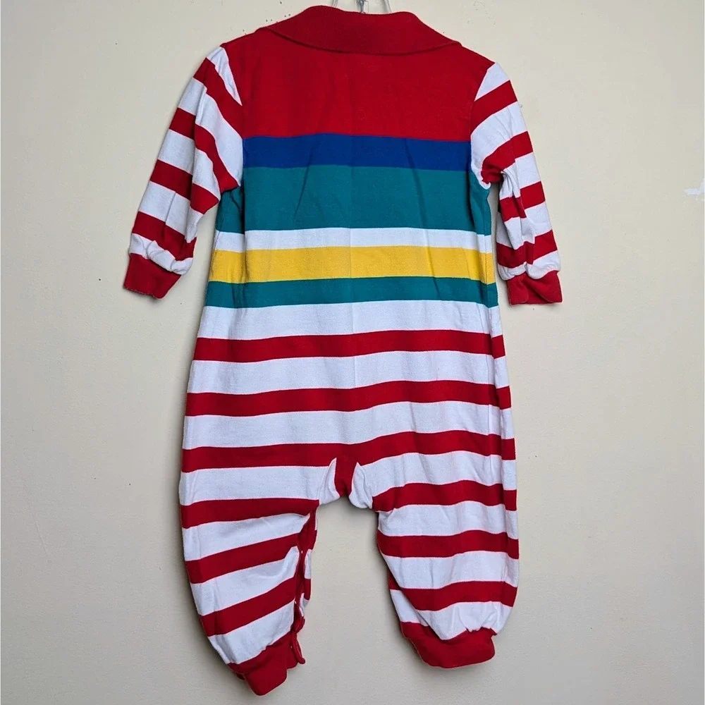 Osh‎ Kosh B'Gosh Vintage 90s Romper One Piece Size Coverall Jumpsuit 24 Months
